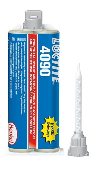 Двухкомпонентный гибридный клей общего назначения быстрый Loctite 4090 Henkel