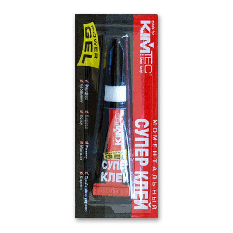 Клей KIM TEC Power Gel Моментальный Супер Клей 3 мл (12шт/уп)