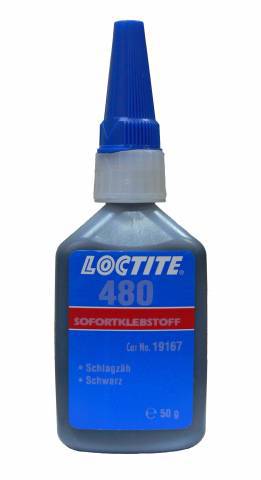 Клей упрочненный термо-вибростойкий Loctite 480 Henkel черный