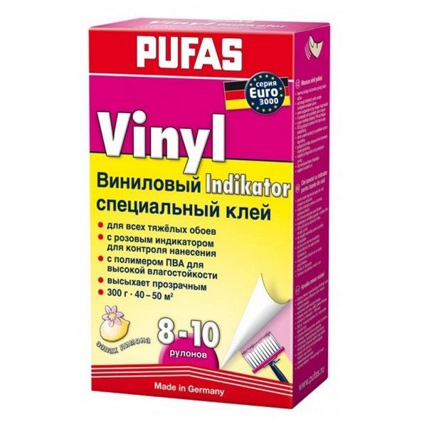 ПУФАС N0512-250 Клей специальный виниловый Индикатор Euro 3000 300г