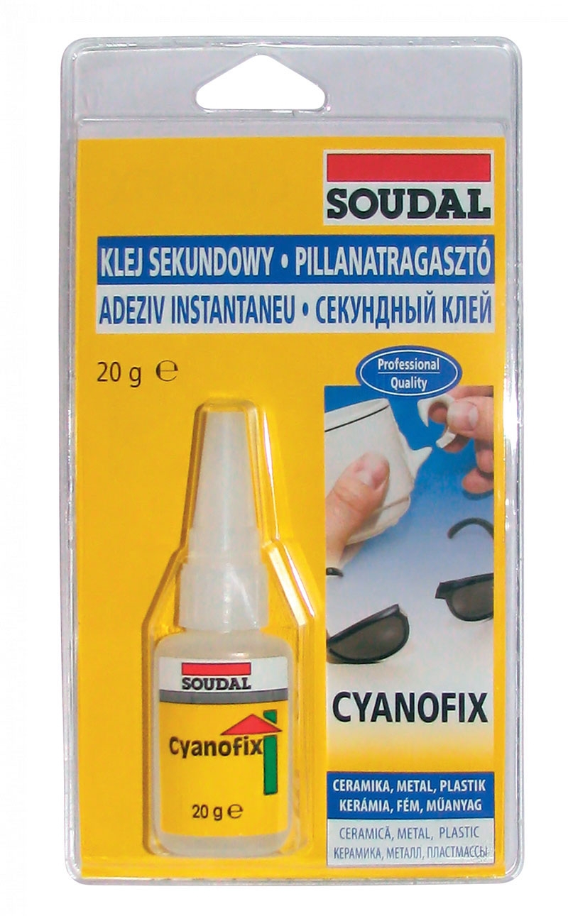 Секундный клей Soudal Cyanofix (12шт/кор)