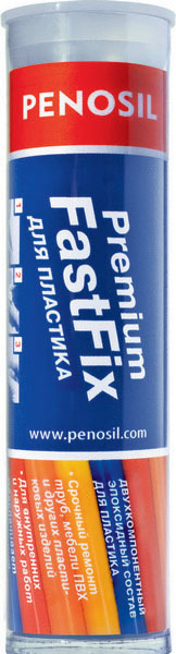 Холодная сварка ПЕНОСИЛ Premium FastFix Plastic (пластик) (12шт/кор)