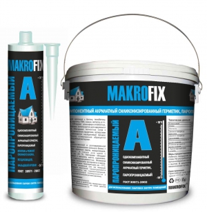 MAKROFIX А акрил-силиконизированная паропроницаемая мастика (неморозостойкая)