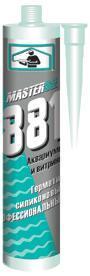Mastersil 881 силиконовый герметик для стекла и аквариумов 310мл (12шт/кор)