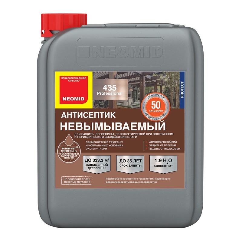 NEOMID 435 Антисептик невымываемый декоративный