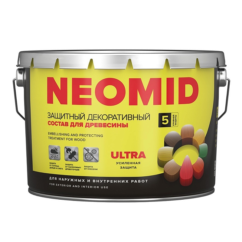 NEOMID BiO COLOR ULTRA защитный состав для древесины