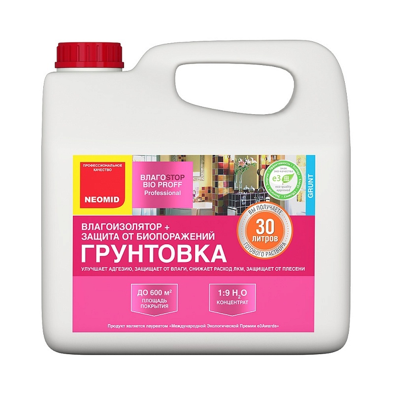 NEOMID ВЛАГОSTOP BIO PROFF грунт-влагоизолятор