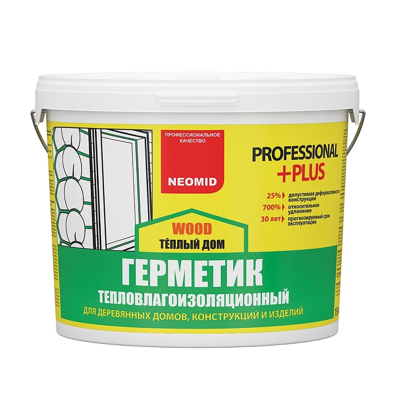 NEOMID ТЕПЛЫЙ ДОМ WOOD PROFESSIONAL PLUS Герметик строительный