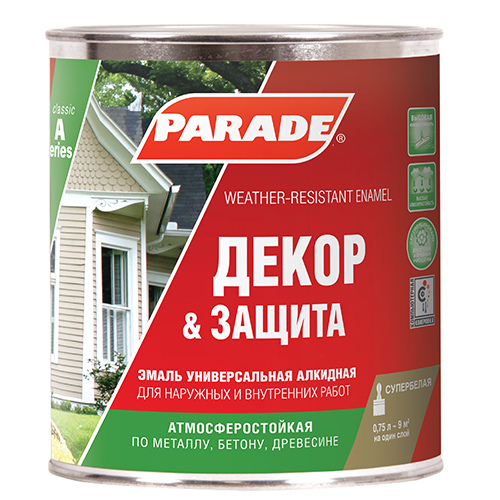 PARADE Эмаль А3  Декор и Защита