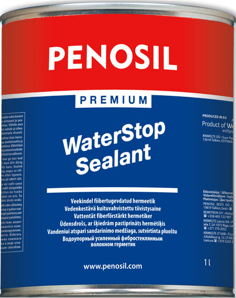 Penosil WaterStop Герметик водостойкий со стекловолокном 1000мл (6шт/кор)