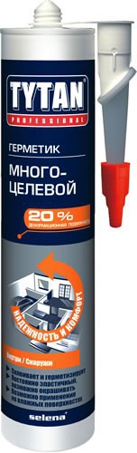 Tytan Professional Герметик Многоцелевой на основе Модифицированного Полиуретана 310мл (12шт/кор)