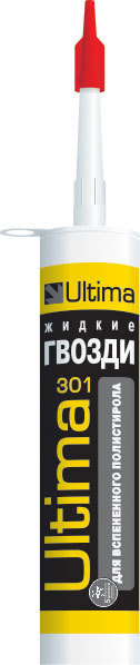 ULTIMA 301 клей для стеновых и потолочных панелей (на акриле) 300мл (12шт/кор)