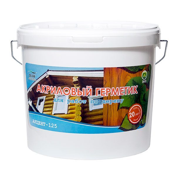 Акриловый герметик для домостроения Акцент-125