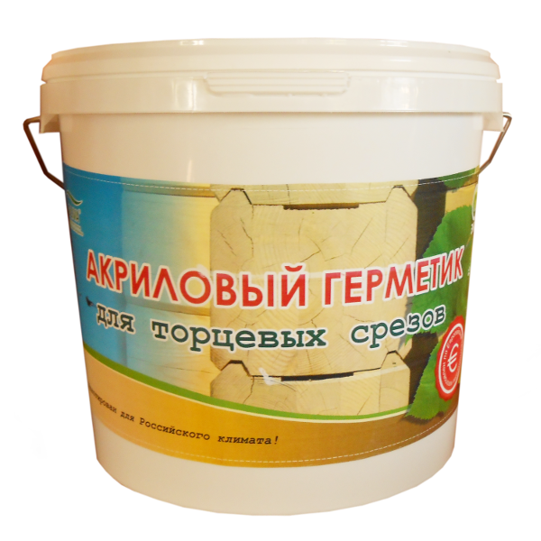 Акриловый герметик для торцов древесины Акцент-140, бесцветный