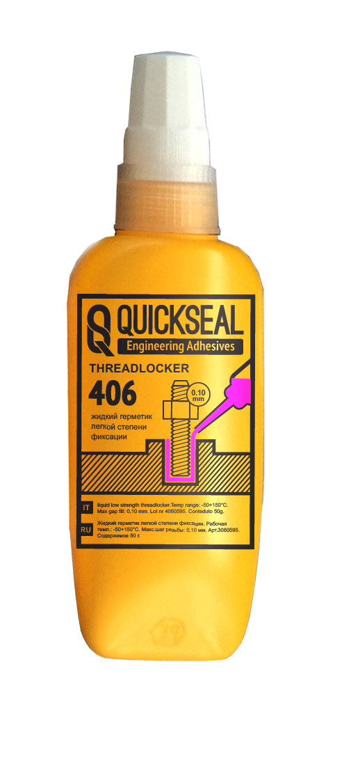 Анаэробный клей-герметик для уплотнения резьбовых соединений QUICKSEAL 406