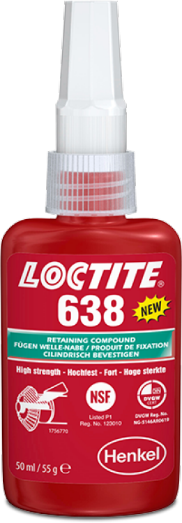 Вал-втулочный фиксатор Loctite 638 (Локтайт 638)