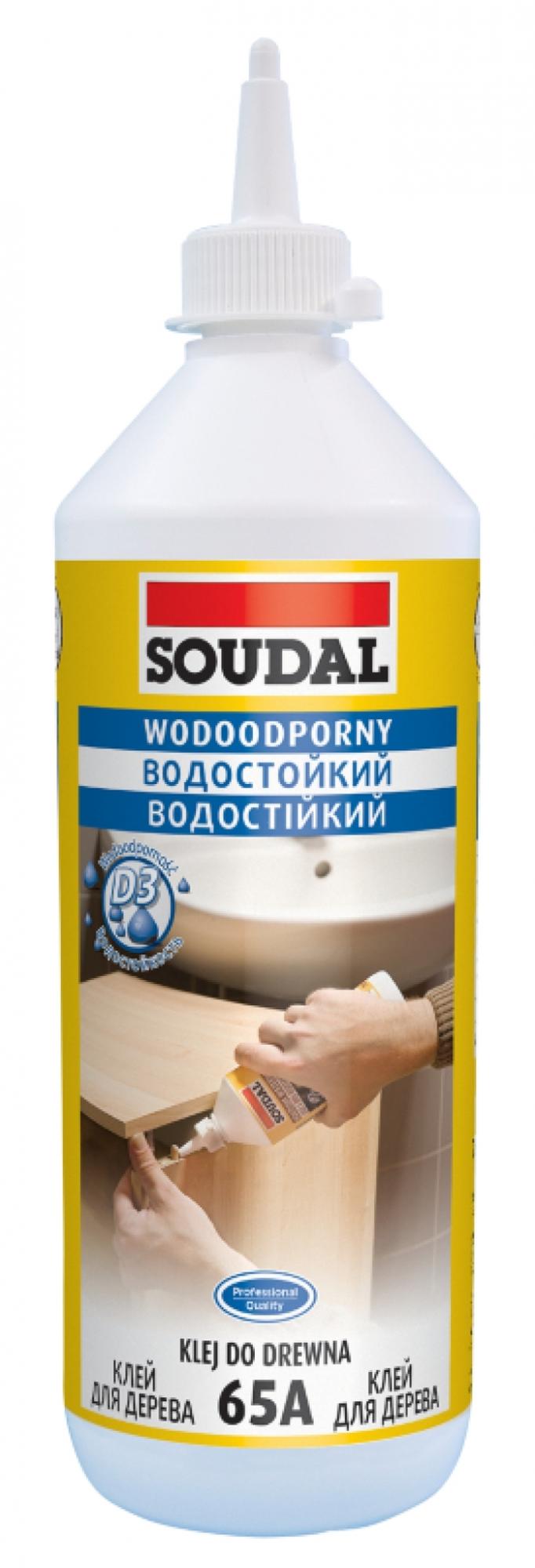 Водостойкий клей для дерева Soudal 65A