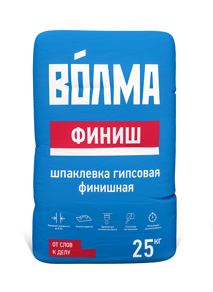 ВОЛМА Смесь сухая гипсовая отделочная Волма-финиш