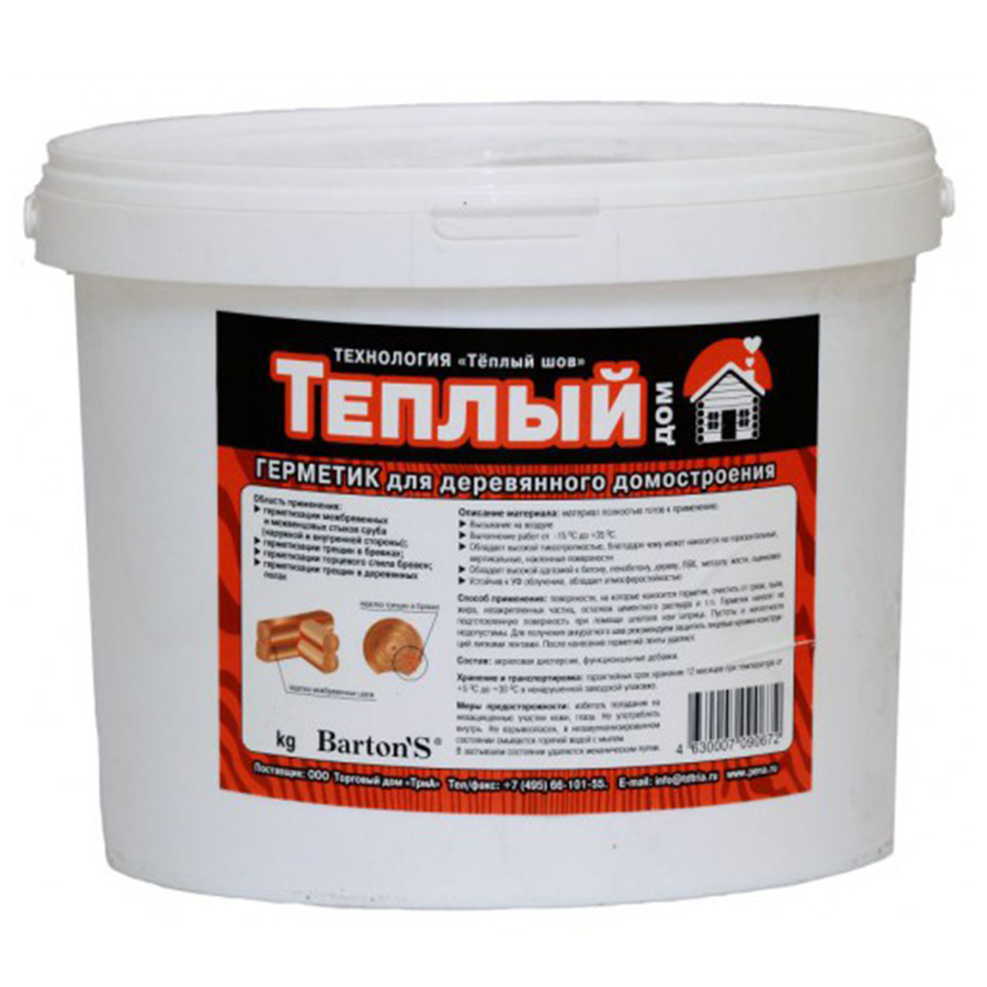 Герметик Barton'S Теплый Дом 15 кг