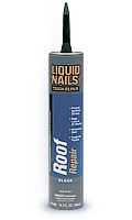 Герметик битумный LIQUID NAILS RR-808 для ремонта крыш, термостойкий черный 305мл