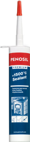 Герметик высокотемпературный для печей Penosil 1500 черный 280мл (12шт/кор)