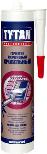Герметик каучуковый кровельный Tytan Professional 310мл (12шт/кор)