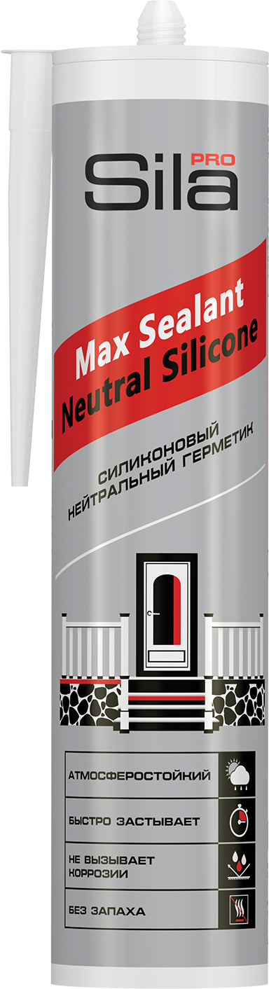 Герметик силиконовый нейтральный Sila PRO Max Sealant Neutral Silicone
