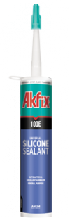 Герметик силиконовый универсальный Akfix 100E 280мл (24шт/кор)