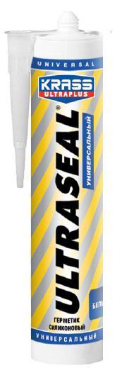 Герметик силиконовый универсальный Krass Ultraplus Ultraseal 260мл (12шт/кор)