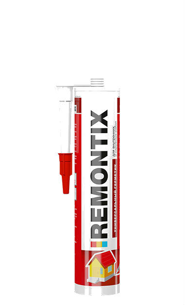 Герметик силиконовый универсальный Remontix U 310мл (12шт/кор)
