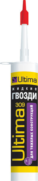 Клей для тяжелых строительных конструкций ULTIMA 309 360гр (12шт/кор)
