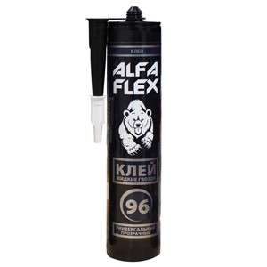 Клей жидкие гвозди ALFA Flex 96 универсальный 280мл (12шт/кор)
