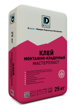 Клей монтажный De Luxe Мастерпласт 25кг