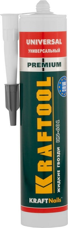 Клей монтажный KRAFTOOL KraftNails Premium KN-601, универсальный, 310мл