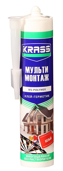 Клей-герметик KRASS многоцелевой MS-полимер Мульти Монтаж 290мл (24шт/кор)