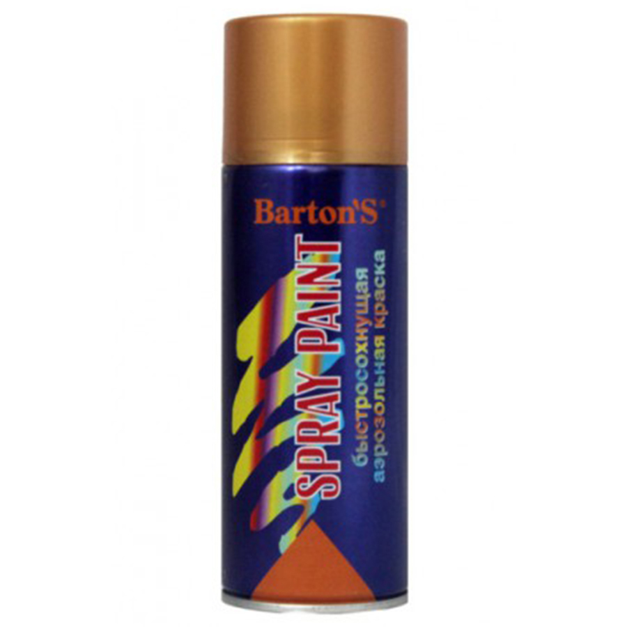 Краска аэрозольная Barton’s Spray Paint МЕДЬ 520 мл (16шт/кор)