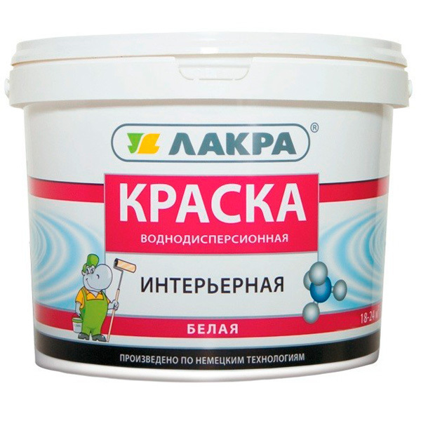 Краска интерьерная Лакра Белый