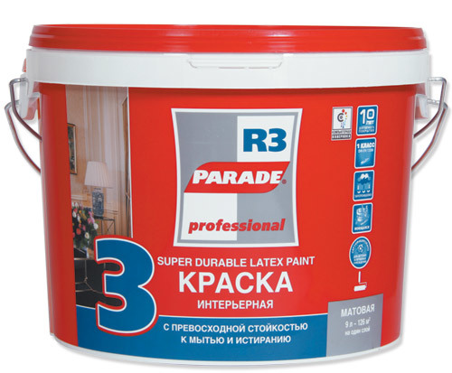 Краска латексная PARADE R3
