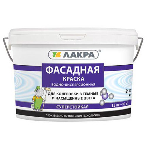 Краска фасадная Лакра