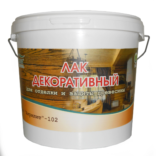 Лак для отделки и защиты древесины Акрилит-102 5л