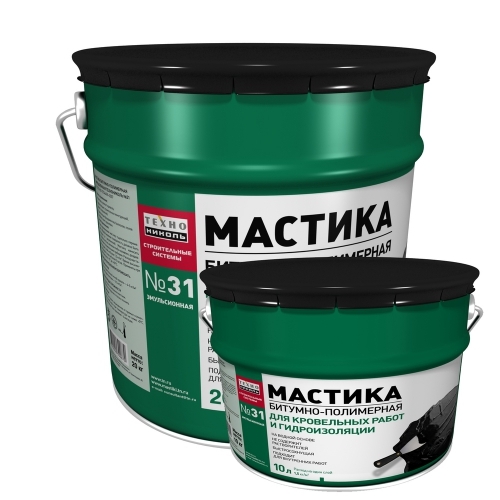 Мастика кровельная эмульсионная ТЕХНОНИКОЛЬ №31 18кг
