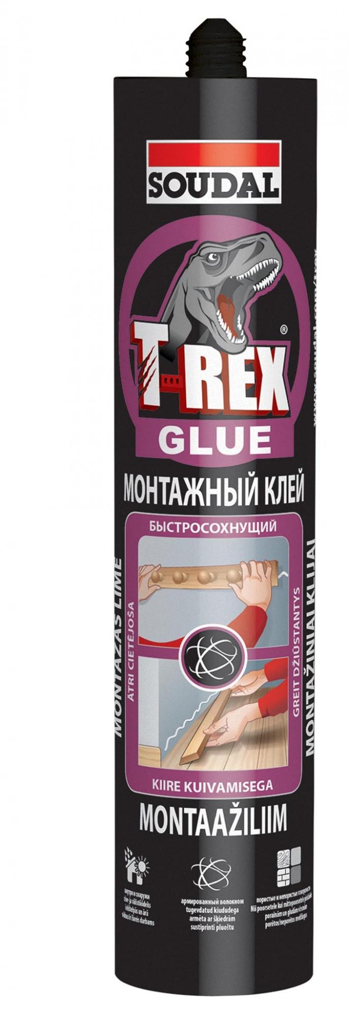 Монтажный клей T-REX Быстросохнущий 380г
