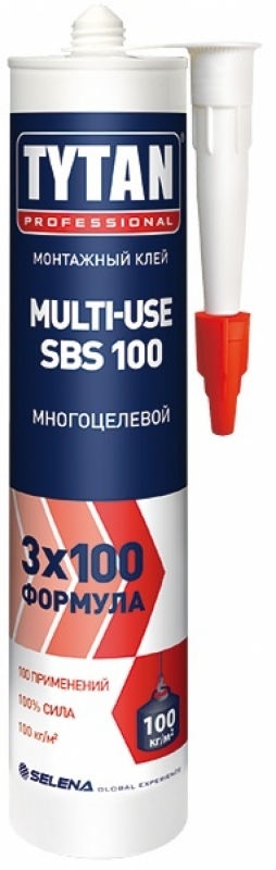 Монтажный Клей Tytan MULTI-USE SBS 100 310мл (12шт/кор)