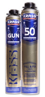 Пена монт KRASS Professional V50 пистолетная 750мл (12шт/кор)