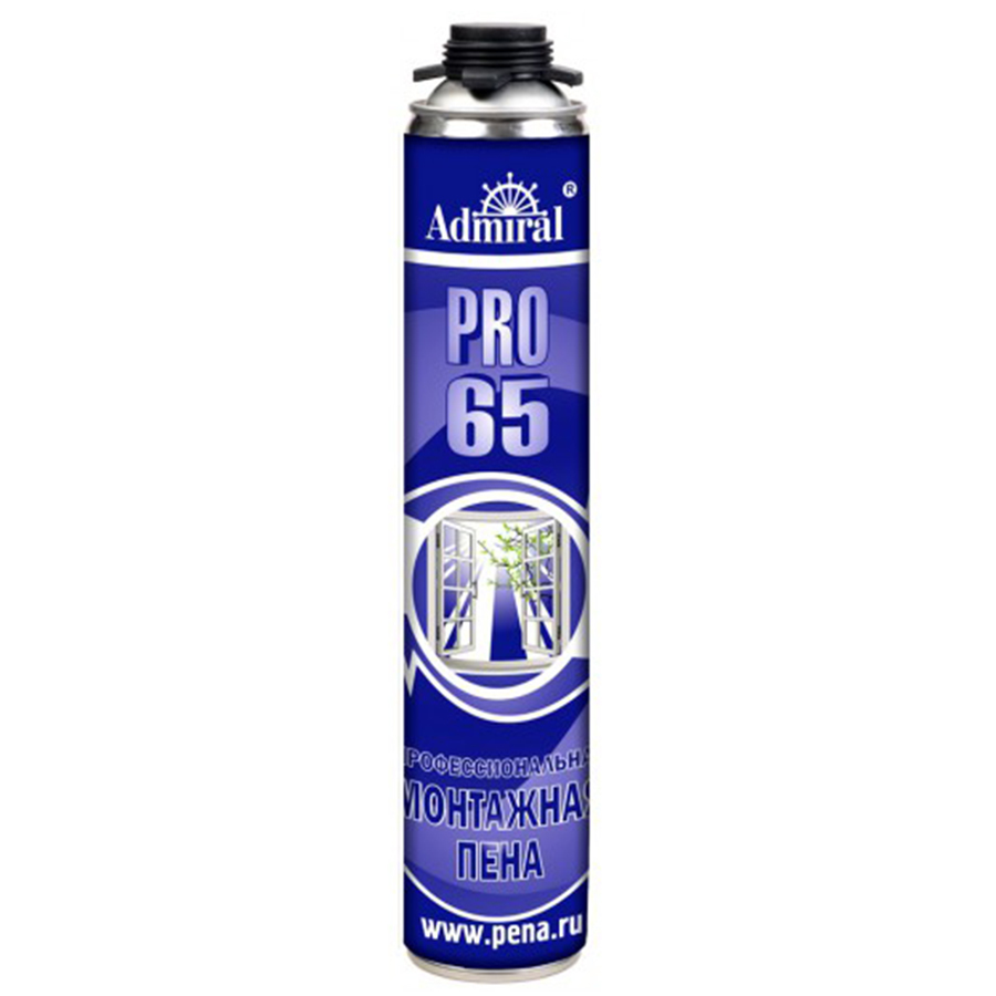 Пена монтажная Admiral 65 профессиональная 750 мл (16шт/кор)