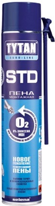 Пена монтажная Tytan Euroline STD 750мл (12шт/кор)