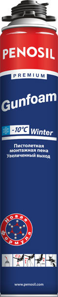 Пена монтажная профессиональная Penosil Premium Gunfoam winter 750мл (12шт/кор)