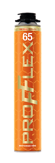 Пена монтажная профессиональная PROFFLEX PRO GOLD 65 850мл (12шт/кор)