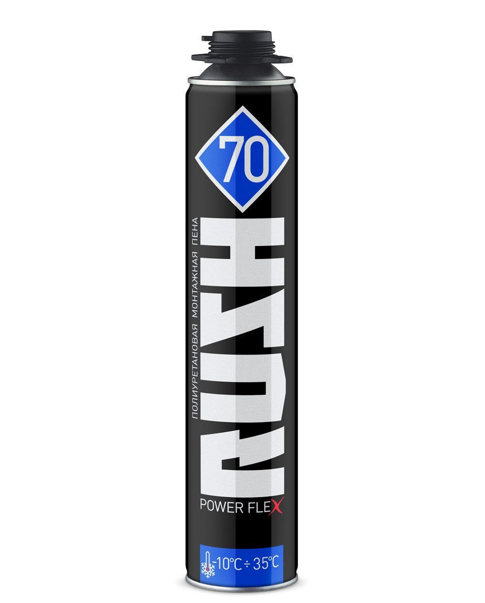 Пена монтажная профессиональная зимняя RUSH POWER FLEX 70 WINTER 1000мл (12шт/кор)