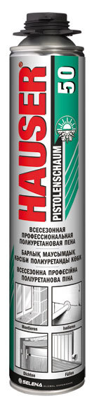 Пена профессиональная всесезонная HAUSER 50 (12шт/кор)